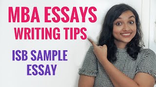 ISB Essays 2020  How to Write MBA ESSAY  Sample of quotMBA Essay on Leadershipquot [upl. by Lenod]