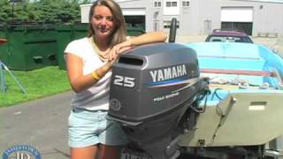 How to Replace a Water Pump on a 25 hp Yamaha Outboard [upl. by Atinauq]