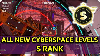 Sonic Frontiers  ALL NEW Cyberspace Levels S RANK [upl. by Enyawal]