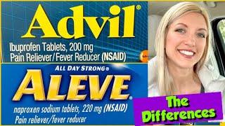 NSAIDs Ibuprofen Advil Motrin vs Naproxen Aleve The Differences [upl. by Aikcin]