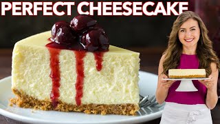 How to make the PERFECT CHEESECAKE with Cherry Sauce [upl. by Ecnerret]