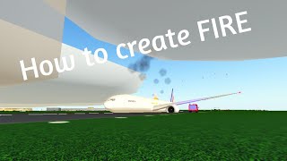 How to Create FIRE  PTFS  ROBLOX NOT WORKING [upl. by Aihsal]