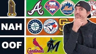 Tier Ranking Every MLB Team For The 2025 Season [upl. by Tabbitha195]