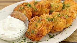 Potato Latkes Recipe  How to Make Potato Fritters [upl. by Adnalohs729]