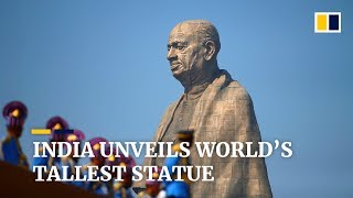 India unveils world’s tallest statue [upl. by Harehs]