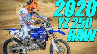 2020 Yamaha YZ250 2 Stroke RAW  Motocross Action Magazine [upl. by Mcevoy60]