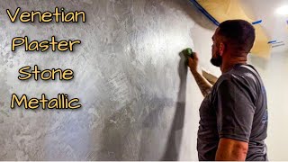 Venetian Plaster Metallic Accent Wall [upl. by Blainey]