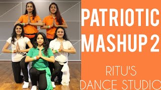 BEST PATRIOTIC DANCE ONE INDIA MASH UP 2 26 JANUARY RITUS DANCE STUDIO15 AUGUST DESHBHAKTI [upl. by Nevyar]