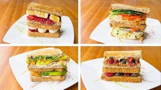 5 Delicious Sandwich Ideas Healthy Weight Loss Recipes [upl. by Adamsen]