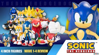 Figure Review Jakks Pacific Sonic the Hedgehog 4 inch Articulated figure line Wave 14 [upl. by Anuaf]