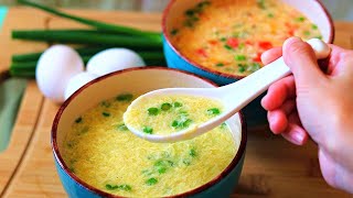 BETTER THAN TAKEOUT  Easy Egg Drop Soup in Two Ways [upl. by Moriah]