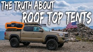 The TRUTH about ROOFTOP TENT Camping  watch before you buy pros and cons Tacoma Overland [upl. by Kerwon]