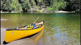 6 Day Wilderness Canoe Camping Trip on a Beautiful River [upl. by Greenman]