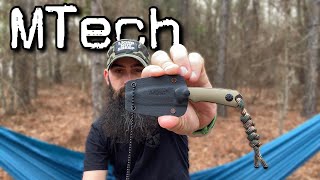 MTech USA Fixed Blade Neck Knife REVIEW [upl. by Ennayk592]