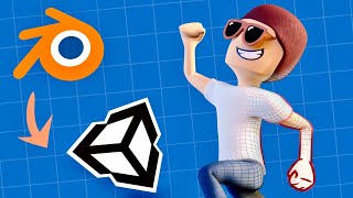 How To Make A 3D Character For Your Game Blender to Unity [upl. by Barvick]