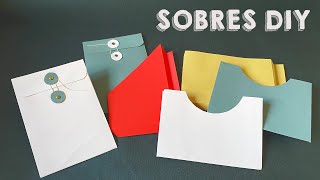 📚 Cómo Hacer BOLSILLOS o SOBRES para CUADERNOS 💛  Regalo 📦 3 PLANTILLAS [upl. by Myer674]