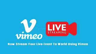 Vimeo Live streamin using and OBS  RTMP Live streaming [upl. by Anirtep]