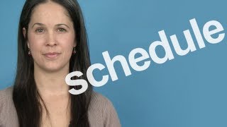 How to Pronounce Schedule  American English [upl. by Arebma]