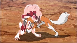 Lycanroc vs Lycanroc  Pokémon the Series Sun amp Moon—Ultra Legends  Official Clip [upl. by Htaek]