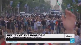 England And Wales Fans Unite Against Russian Hooligans In Lille [upl. by Buford]