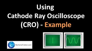 Using Cathode Ray Oscilloscope CRO  Example  Electronics [upl. by Avner559]