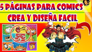 5 páginas para crear COMICS EN LÍNEA [upl. by Iffar923]