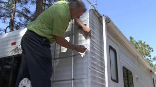 How To Reseal RV Corner Molding [upl. by Elehcim]