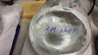 1How To Make 2 M HCl amp 2 M NaOH Solutions [upl. by Skurnik554]