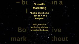 Guerrilla Marketing [upl. by Oiramal]