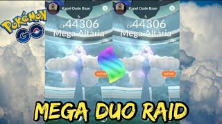 Mega Altaria Duo Raid  Dragon breath amp Dragon Pulse  Pokémon Go [upl. by Eelrahc]