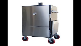 Large Insulated Cabinet Smoker By Lone Star Grillz [upl. by Sivatnod]