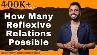 L23 How Many Reflexive Relations Possible  Discrete Mathematics Formulas [upl. by Hagood9]