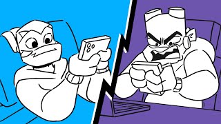 Leos Question ROTTMNT Fan Animatic [upl. by Nomelc]