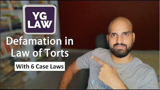 Defamation Essentials Defences and case laws  Law of Torts [upl. by Osrock]