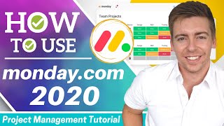 How to use Mondaycom  Daytoday Project Management Monday Tutorial for Beginners [upl. by Ursulette]