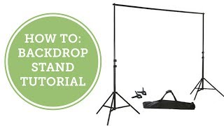 How To Backdrop Stand Tutorial  BalsaCirclecom [upl. by Waugh]