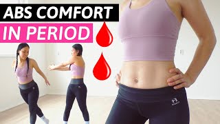 Easy standing Abs during menstruation reduce bloating and abdominal cramping  Hana Milly [upl. by Presber460]