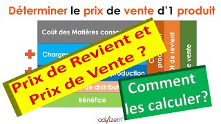 Prix de Vente dun Produit Fabriqué  Comment le Calculer en 6 mn [upl. by Niwled]