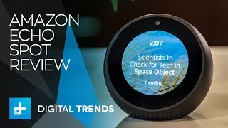 Amazon Echo Spot  Hands On Review [upl. by Tezile]