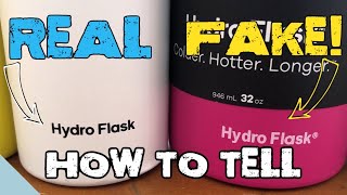 How To Tell A Fake Hydro Flask From a Real One [upl. by Norval]