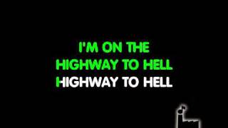 ACDC  Highway to Hell Karaoke [upl. by Shaylah29]