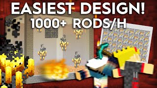 Minecraft Blaze Farm  1000 Rods Per Hour  120 [upl. by Eclud608]