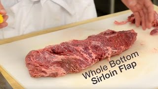 The Backstory Beef Bavette Bottom Sirloin Flap Steak [upl. by Fianna710]