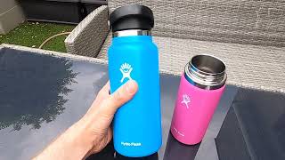 HYDRO FLASK Wide Mouth Bottles 2021 review [upl. by Llesig]