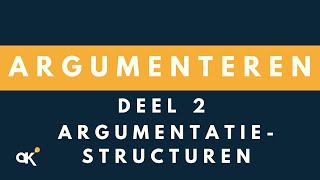 Argumenteren argumentatiestructuren 24 [upl. by Noruq265]