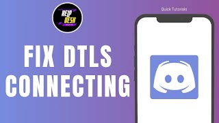 How to Fix DTLS Connecting on Discord [upl. by Eberle]