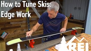 How to Tune Ski Edges  Remove Burrs and Rust  REI [upl. by Emad839]