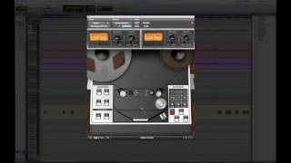 Ampex ATR102 Mastering Tape Recorder PlugIn Trailer for UAD2 [upl. by Sivi]