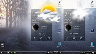 Most realistic Weather App for Windows Windows customization [upl. by Rayle]