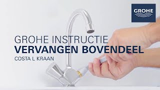 Het bovendeel van de kraan vervangen [upl. by Mcconnell]